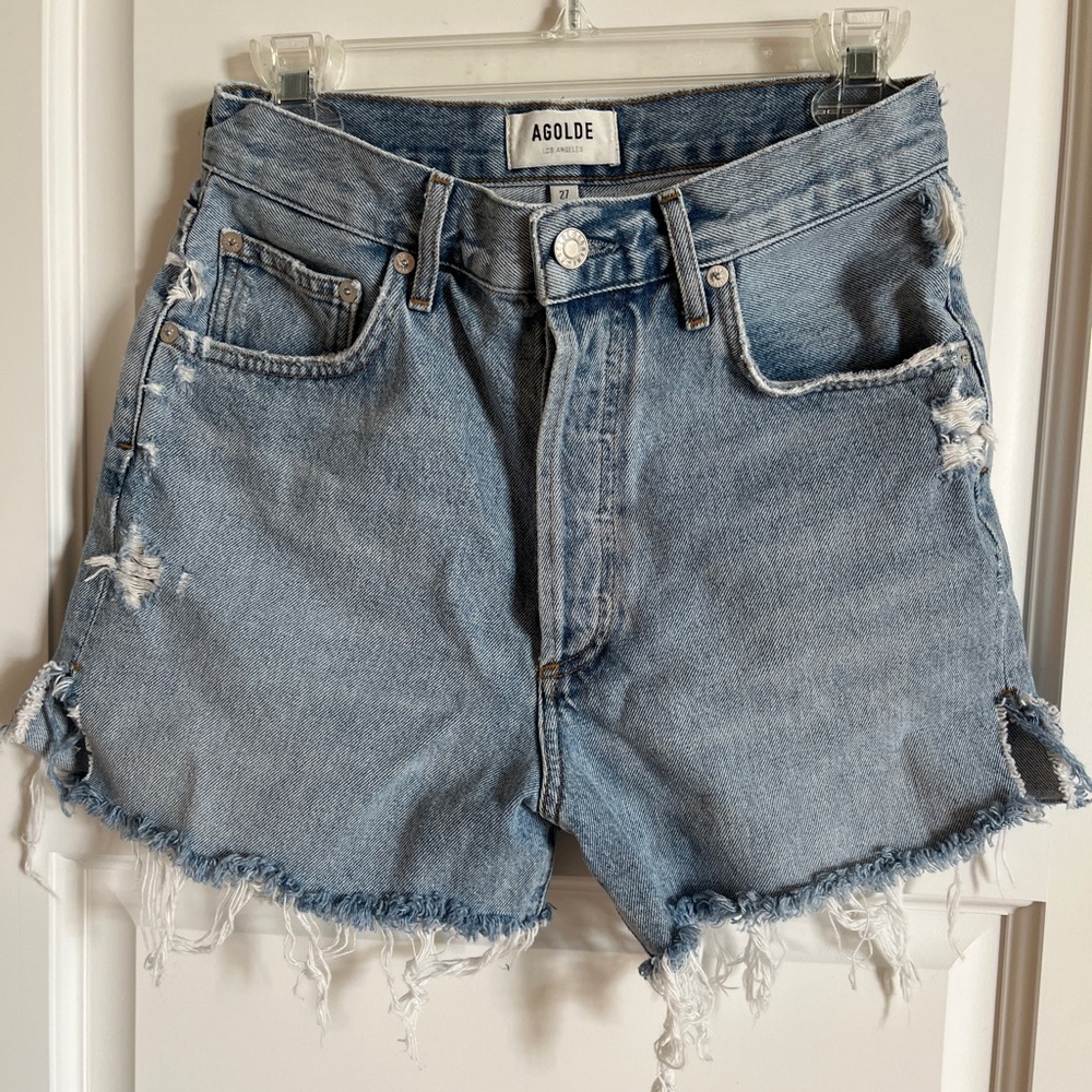 AGOLDE DEE Short, size 27, button front (hidden)